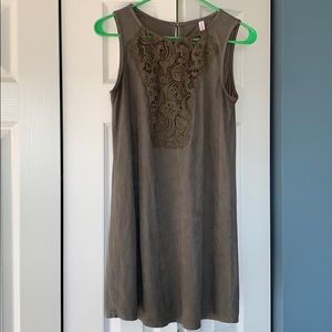 Xhilaration Mini Dress olive green